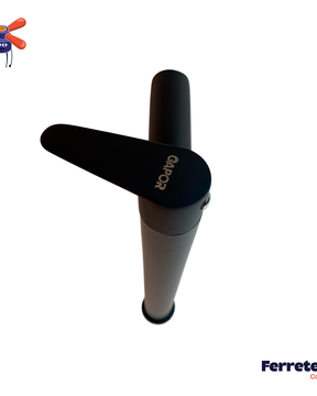 Llave Lavamanos Baño Gapor Alta Negro Mate